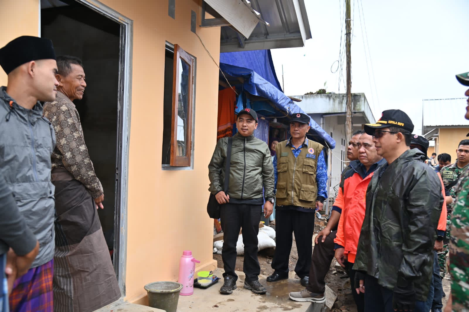 Kepala BNPB Tinjau Pembangunan Rumah Insitu Pascagempa Cianjur